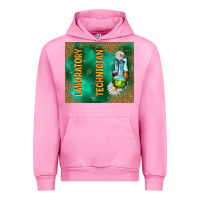 Fuchsia Pink laboratory technician Urban Hoodie - TumblerDesignByShophia