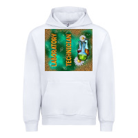 White laboratory technician Urban Hoodie - TumblerDesignByShophia