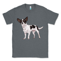Charcoal Heather chihuahua Classic Tee - LillyAllenDesigns