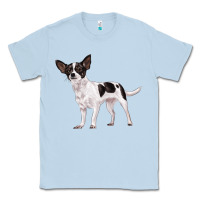 Dusty Blue chihuahua Classic Tee - LillyAllenDesigns