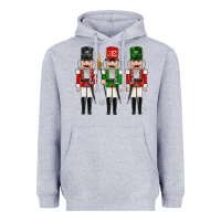 Heather Grey nutcrackers Heavyweight Hoodie - MaliasSmallBusiness