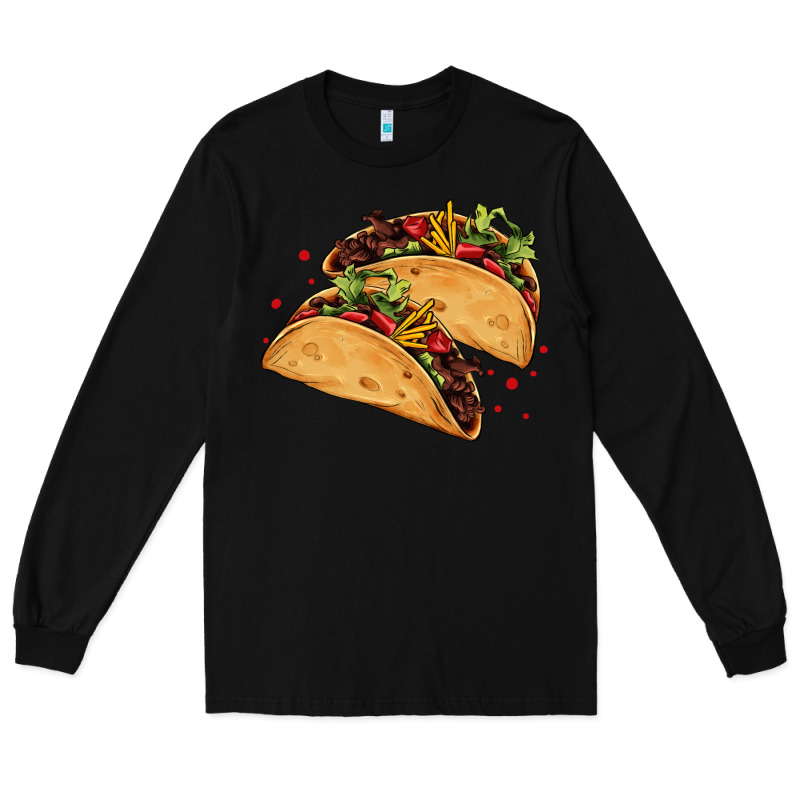 Mexican Taco's Long Sleeve Tee by AdoDesignShop | Teevron