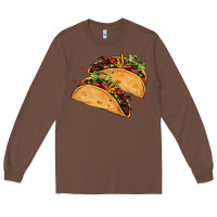 Chestnut mexican taco's Long Sleeve Tee - AdoDesignShop