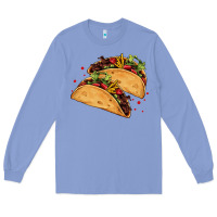 Colony Blue mexican taco's Long Sleeve Tee - AdoDesignShop