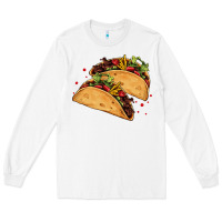 White mexican taco's Long Sleeve Tee - AdoDesignShop