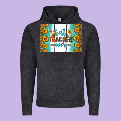 Best Teacher Ever Skinny Metal Can Holder Vintage Hoodie Designed By Hra Design Shop