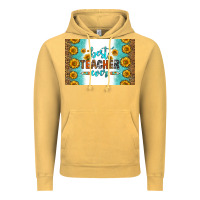 Vintage Mustard best teacher ever skinny metal can holder Vintage Hoodie - HRA Design Shop
