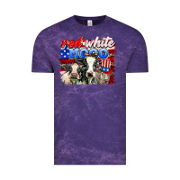 Cloud Purple red white moo Vintage Tee - AdoDesignShop
