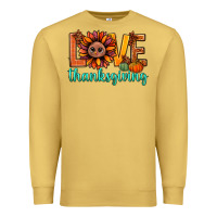 Antique Gold love thanksgiving bbs Premium Sweatshirt - BundleAndBundleShop