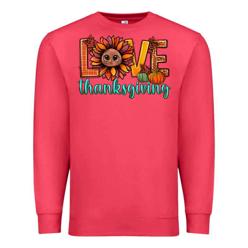 Love Thanksgiving Bbs Premium Sweatshirt by BundleAndBundleShop | Teevron