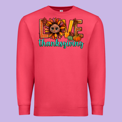 Love Thanksgiving Bbs Premium Sweatshirt Designed By Bundleandbundleshop