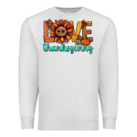 Oatmeal Heather love thanksgiving bbs Premium Sweatshirt - BundleAndBundleShop