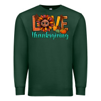 Sports Green love thanksgiving bbs Premium Sweatshirt - BundleAndBundleShop