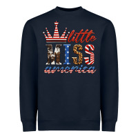 Navy little miss america Heavyweight Sweatshirt - HRA Design Shop