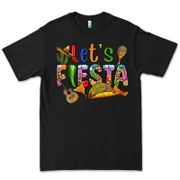 Black Let's fiesta Premium Tee - RanaPortraitStore