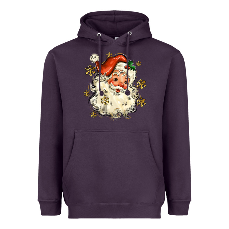 Christmas Santa Heavyweight Hoodie by MaliasSmallBusiness | Teevron