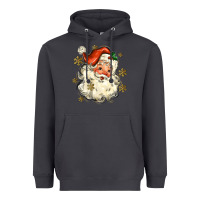 Smoke Christmas Santa Heavyweight Hoodie - MaliasSmallBusiness