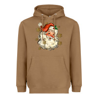 Toasted Coconut Christmas Santa Heavyweight Hoodie - MaliasSmallBusiness