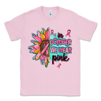 Bubblegum Pink sunflower in october we wear pink Classic Tee - AdoDesignShop