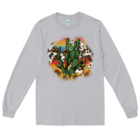 Moon Dust cowhide aztec sunflowers cactus Long Sleeve Tee - AdoDesignShop