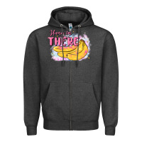 Charcoal Heather hang in there Zipper Hoodie - MaliasSmallBusiness