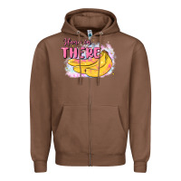 Chestnut hang in there Zipper Hoodie - MaliasSmallBusiness