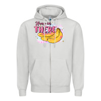 Dove Grey hang in there Zipper Hoodie - MaliasSmallBusiness