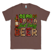 Chestnut dear santa just bring a beer with a beer bottle Classic Tee - AdoDesignShop