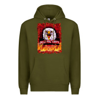Army Green Eagle Fang Karate Premium Hoodie - Bettercallsaul
