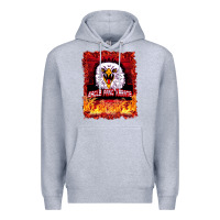 Heather Grey Eagle Fang Karate Premium Hoodie - Bettercallsaul