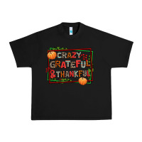 Black crazy grateful and thankful Urban Heavy Tee - AdoDesignShop