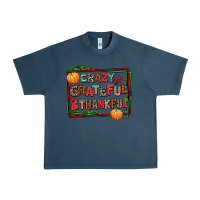 Midnight Navy crazy grateful and thankful Urban Heavy Tee - AdoDesignShop