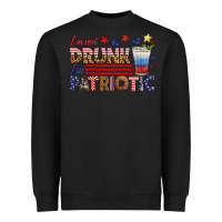 Black i'm not drunk i'm patriotic Heavyweight Sweatshirt - HRA Design Shop