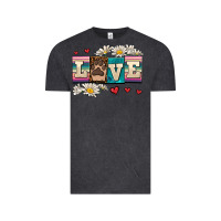 Vintage Black love dog Vintage Tee - AdoDesignShop