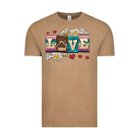 Vintage Coffee love dog Vintage Tee - AdoDesignShop