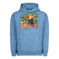 Pigment Pebble Blue Busy doing Cowgirl shit Urban Hoodie - HowdyJamesFarm