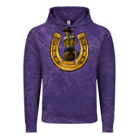 Cloud Purple horseshoe and cowgirl Vintage Hoodie - JahusDesignShop