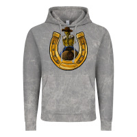 Cloud Rock horseshoe and cowgirl Vintage Hoodie - JahusDesignShop