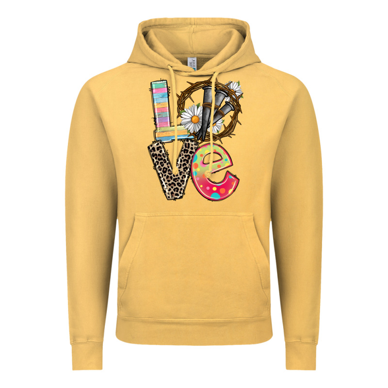 Love Crown Of Thorns Easter Day Vintage Hoodie by CowGirlArtShop | Teevron