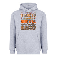 Heather Grey so very thankful incredibly grateful unbelievably Heavyweight Hoodie - MaliasSmallBusiness