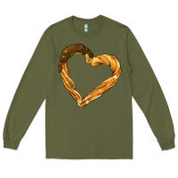Army Green churros Long Sleeve Tee - AdoDesignShop