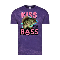 Cloud Purple kiss my bass Vintage Tee - JahusDesignShop