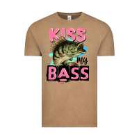 Vintage Coffee kiss my bass Vintage Tee - JahusDesignShop