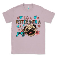 Lilac life is better with a pug Classic Tee - Jasminsmagicworld