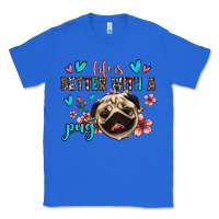 True Royal life is better with a pug Classic Tee - Jasminsmagicworld