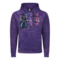 Cloud Purple people give me the creeps Vintage Hoodie - CowhideDigitalArt
