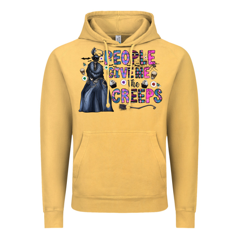 People Give Me The Creeps Vintage Hoodie by CowhideDigitalArt | Teevron