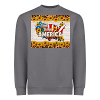 Storm god bless america Heavyweight Sweatshirt - HRA Design Shop