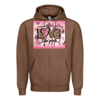Chestnut love like jesus Zipper Hoodie - MaliasSmallBusiness