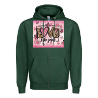 Sports Green love like jesus Zipper Hoodie - MaliasSmallBusiness